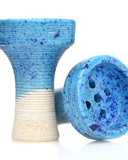Light Blue Fox Killer Bowl - Tall Hookah Bowl with Glazed Finish
