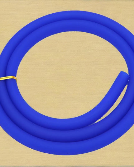 Essentials - German Premium Shisha Silicone Hose - Matte Blue - The Premium Way