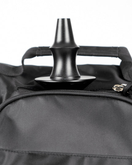 Top view of a hookah stem in the Fumari Gallivant 2 Hookah Bag
