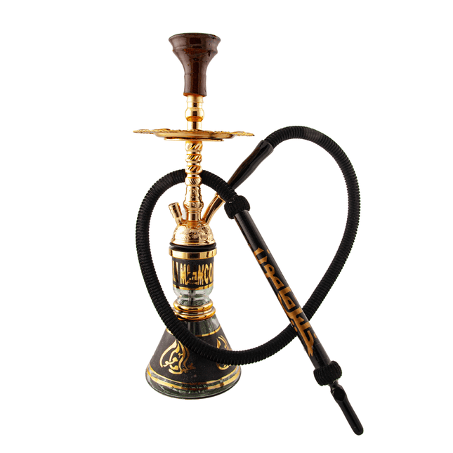 Khalil Mamoon Balha Safari Gold 22" Hookah Shisha | The Premium Way