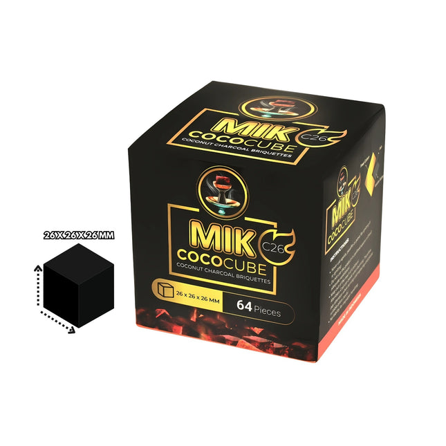 MIK COCOCUBE Coconut Charcoal Charcoal | The Premium Way