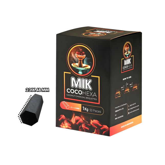MIK COCOHEXA Coconut Charcoal Charcoal | The Premium Way