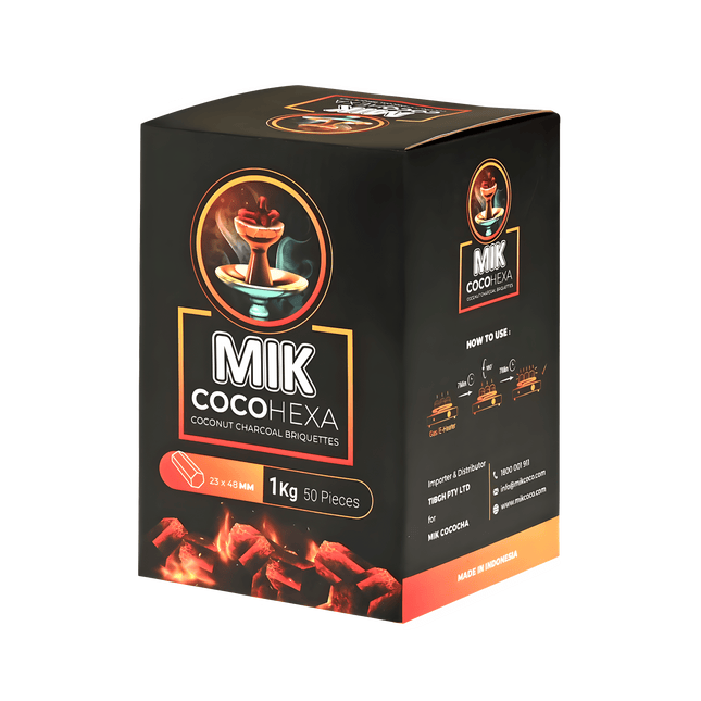 MIK COCOHEXA Coconut Charcoal Charcoal | The Premium Way