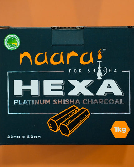Naara for Shisha Charcoal | Hexa Charcoal | The Premium Way
