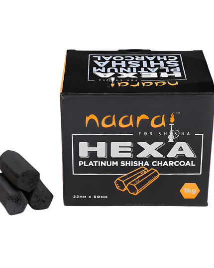 Naara for Shisha Charcoal | Hexa Charcoal | The Premium Way