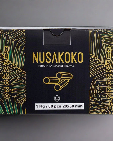 Nusakoko - Nusakoko Hexagon Charcoal - The Premium Way