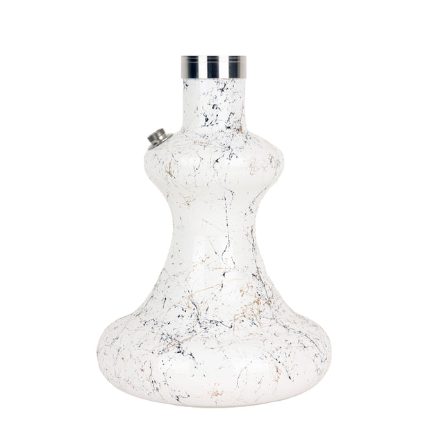 Oduman Hybrid V2.0 Hookah - White Marble Shisha | The Premium Way