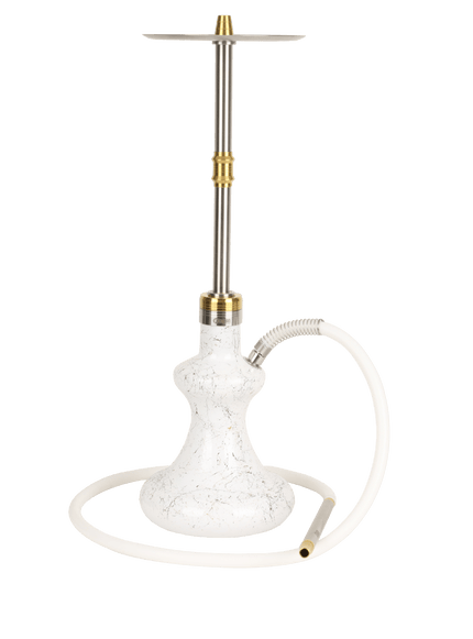 Oduman Hybrid V2.0 Hookah - White Marble Shisha | The Premium Way