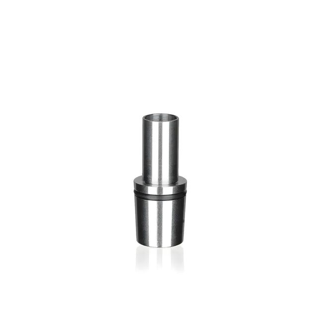 Steamulation stainless steel hose adapter for Ultimate and Pro X Series, leak-proof design without seal.







