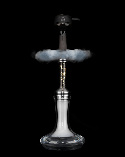 Steamulation Xpansion Mini Shisha with Epoxid Marble White and from The Premium Way