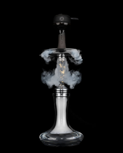 Steamulation Xpansion Mini Shisha with Epoxid Marble White and from The Premium Way