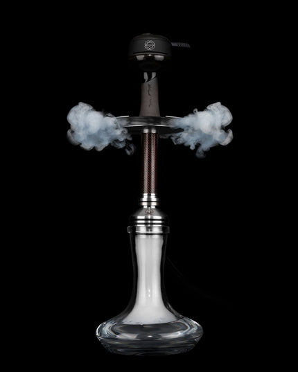 Steamulation Xpansion Mini Shisha with Epoxid Marble White and from The Premium Way