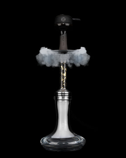 Steamulation Xpansion Mini Shisha with Epoxid Marble White and from The Premium Way
