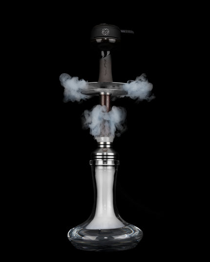 Steamulation Xpansion Mini Shisha with Epoxid Marble White and from The Premium Way