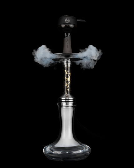 Steamulation Xpansion Mini Shisha with Epoxid Marble White and from The Premium Way