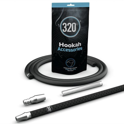 320° - 320° Carbon Handle Shisha Set - The Premium Way