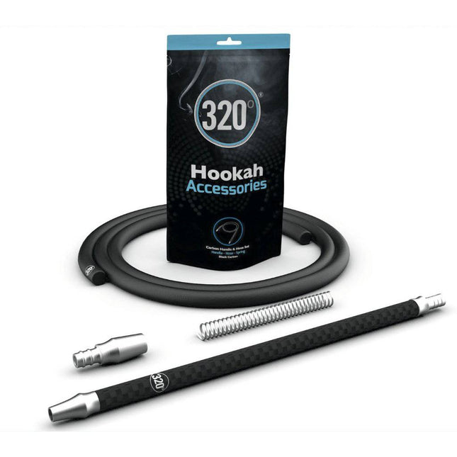 320° - 320° Carbon Handle Shisha Set - The Premium Way