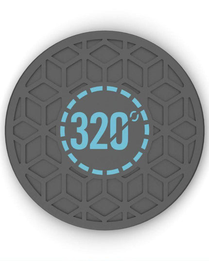 320° - 320° Hookah Base Mat - Black & Blue - The Premium Way