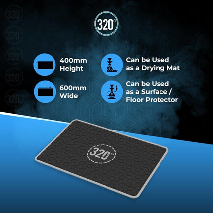 320° - 320° PVC Drying Mat & Floor Protector - The Premium Way