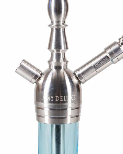 Amy Deluxe - Amy Deluxe - German SS14R Little Lulu Steel Clear Hookah Kit - The Premium Way