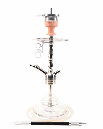 Amy Deluxe - Amy Deluxe - German SS14R Little Lulu Steel Clear Hookah Kit - The Premium Way