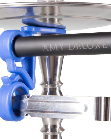 Amy Deluxe - Amy Deluxe - German SS14R Little Lulu Steel Clear Hookah Kit - The Premium Way
