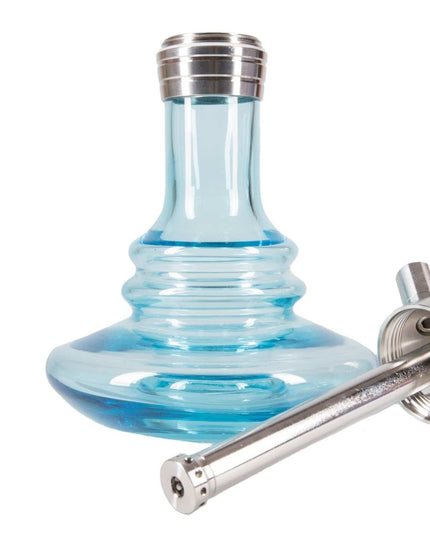 Amy Deluxe - Amy Deluxe - German SS14R Little Lulu Steel Clear Hookah Kit - The Premium Way