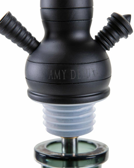 Amy Deluxe - Amy Deluxe - Gold Blue Jamilah 118.01 Single Hose Hookah Set - The Premium Way