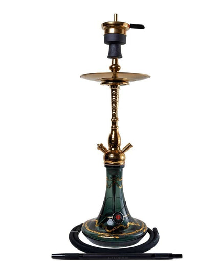 Amy Deluxe - Amy Deluxe - Jamilah Gold Black Single Hose Hookah Set 118.01 - The Premium Way