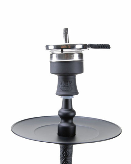 Amy Deluxe - Amy Deluxe - Jamilah Gold Black Single Hose Hookah Set 118.01 - The Premium Way