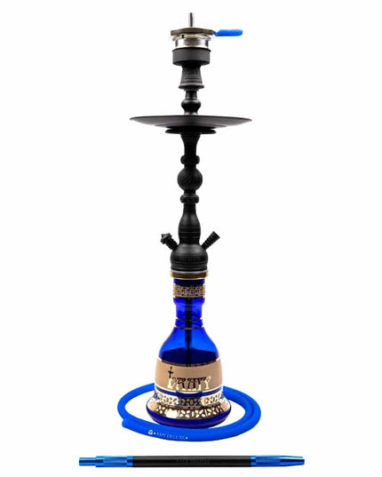Amy Deluxe - Amy Deluxe - Kura - Blue Gold Shisha Set 088.01 - The Premium Way