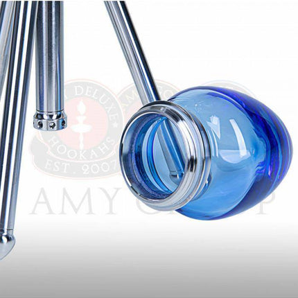 Amy Deluxe - Amy Deluxe - Luna SS - Small Stainless Steel Hookah 001.03 - The Premium Way