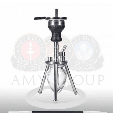 Amy Deluxe - Amy Deluxe - Luna SS - Small Stainless Steel Hookah 001.03 - The Premium Way