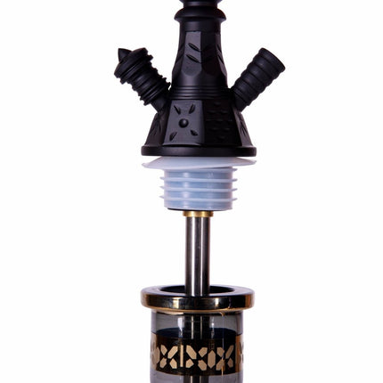 Amy Deluxe - Amy Deluxe - Mini Harfi Black Clear Hookah Kit 110.02 - The Premium Way