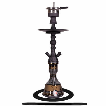 Amy Deluxe - Amy Deluxe - Mini Kura - Black 62cm Hookah Set 088.02 - The Premium Way