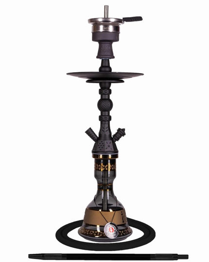 Amy Deluxe - Amy Deluxe - Mini Kura - Black 62cm Hookah Set 088.02 - The Premium Way