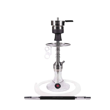 Amy Deluxe - Amy Deluxe - Xpress Class Mini Steel Clear Hookah - The Premium Way