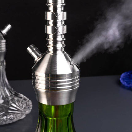 Amy Deluxe - Amy Deluxe - Xpress Class Mini Steel Clear Hookah - The Premium Way
