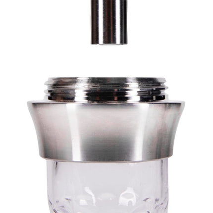 Amy Deluxe - Amy Deluxe - Xpress Class Mini Steel Clear Hookah - The Premium Way