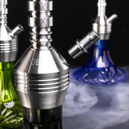 Amy Deluxe - Amy Deluxe - Xpress Class Mini Steel Clear Hookah - The Premium Way