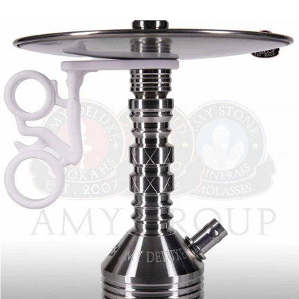 Amy Deluxe - Amy Deluxe - Xpress Class Mini Steel Clear Hookah - The Premium Way