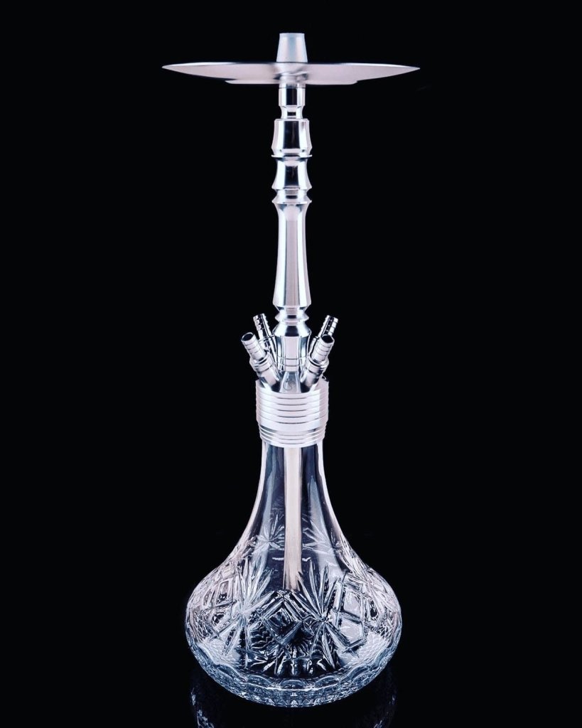 DSCHINNI® - Dschinni Drip Crystal Silver Hookah - The Premium Way