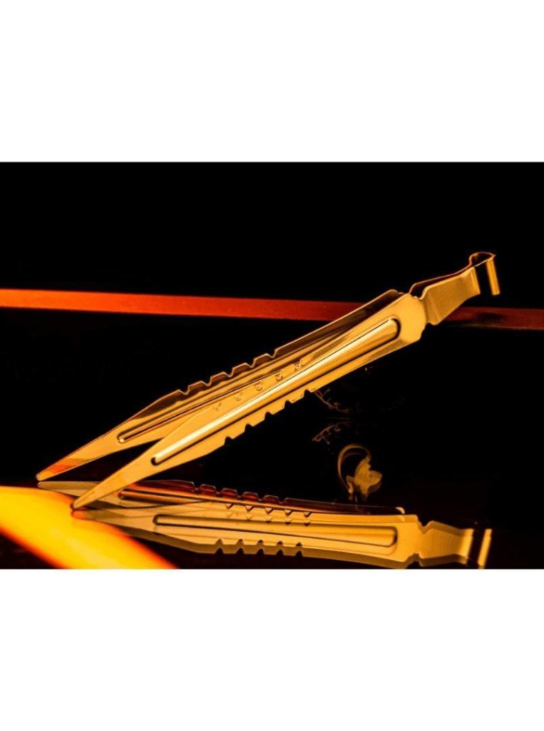 DSCHINNI® - Dschinni Gold Stainless Steel Charcoal Tongs - The Premium Way