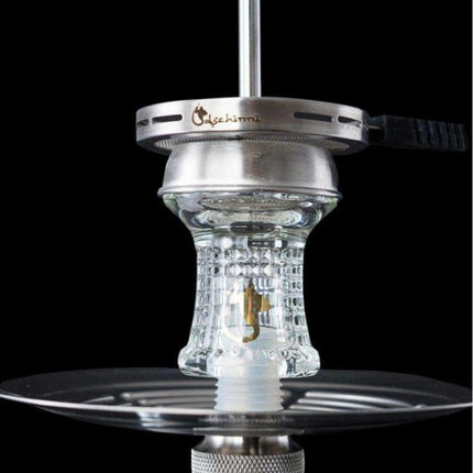 DSCHINNI® - Dschinni Juice Silver Shisha Set V4A - The Premium Way