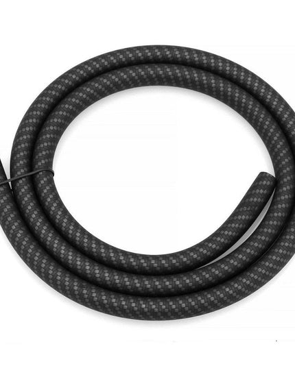 Essentials - Essentials Shisha Black Silicone Matt Carbon Hose - The Premium Way