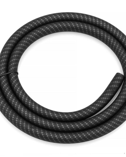 Essentials - Essentials Shisha Black Silicone Matt Carbon Hose - The Premium Way