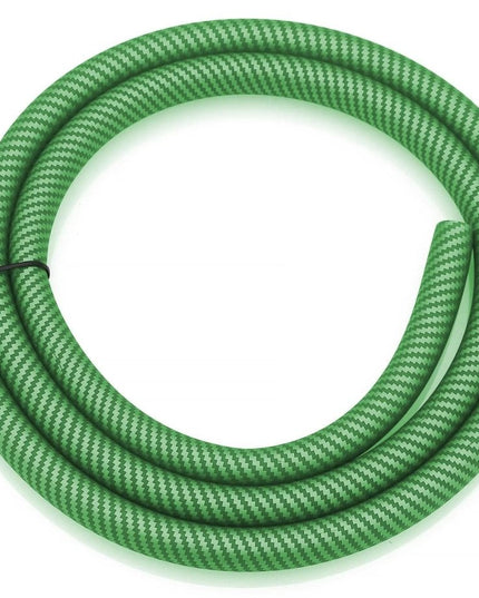 Essentials - Essentials Shisha Dark Green Silicone Matt Carbon Hose - The Premium Way