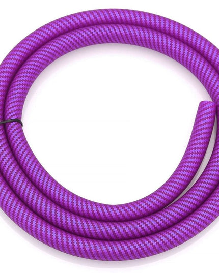 Essentials - Essentials Shisha Purple Silicone Matt Carbon Hose - The Premium Way