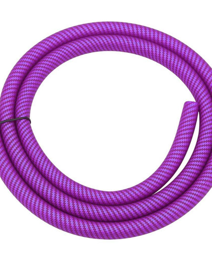 Essentials - Essentials Shisha Purple Silicone Matt Carbon Hose - The Premium Way