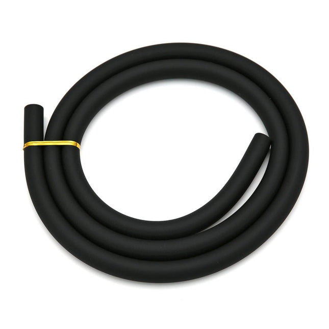 Essentials - Essentials Shisha Silicone Matte Hose - Black - The Premium Way